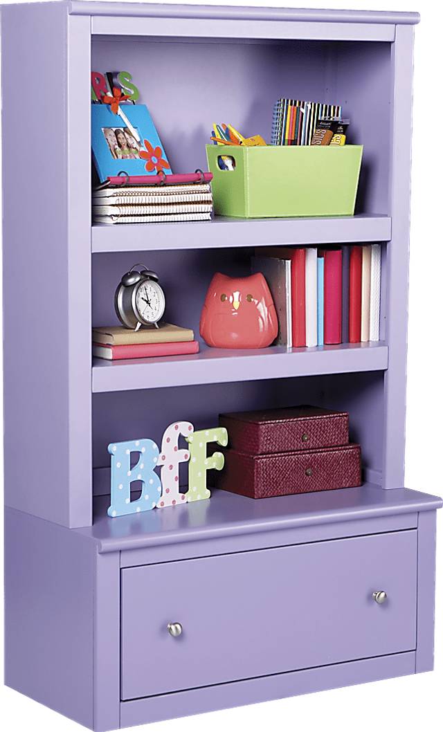 Cottage Colors Pretty Purple Bookcase - Thumbnail - Image 1