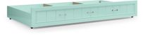 Kids Cottage Colors Turquoise Twin Storage Trundle