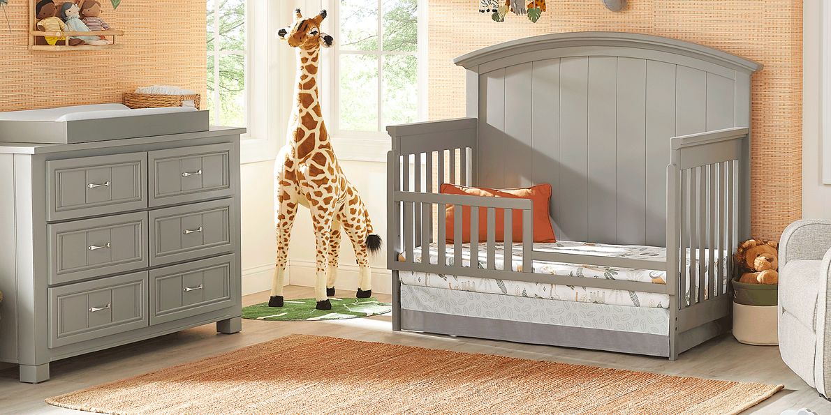 Cottage grey crib store
