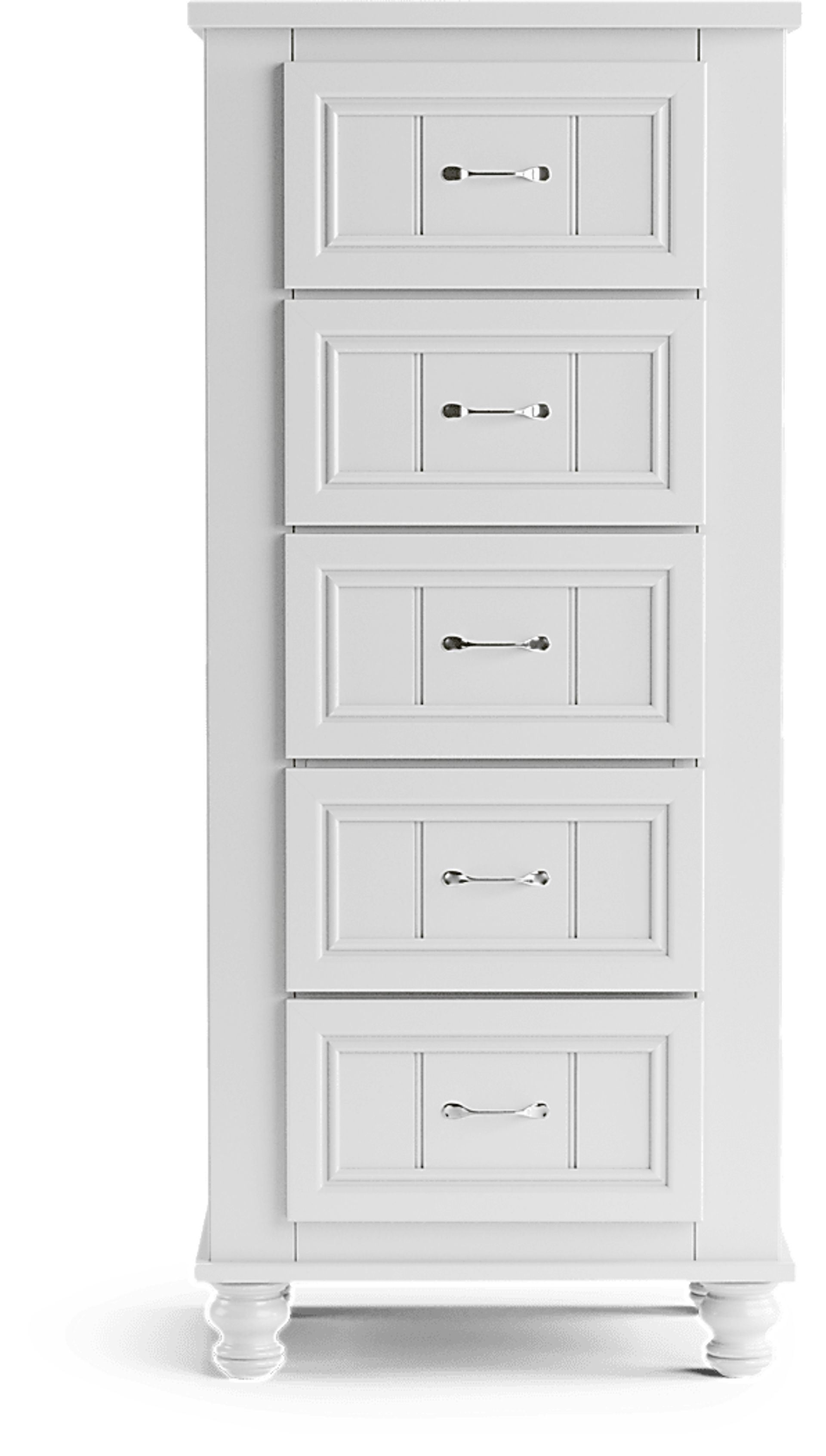Kids Cottage Colors White Slim Chest - Image 1