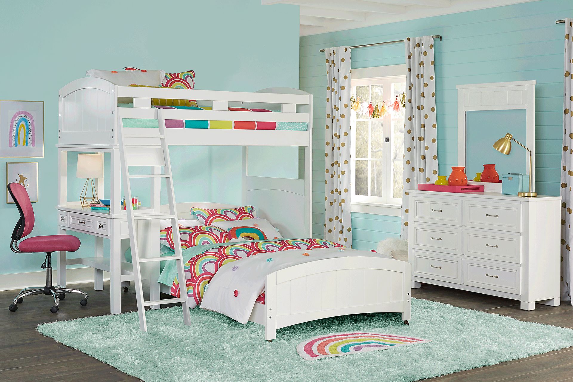 Rooms to go loft bunk bed deals