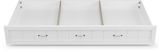 Kids Cottage Colors White Twin Storage Trundle