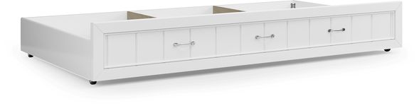 Kids Cottage Colors White Twin Storage Trundle