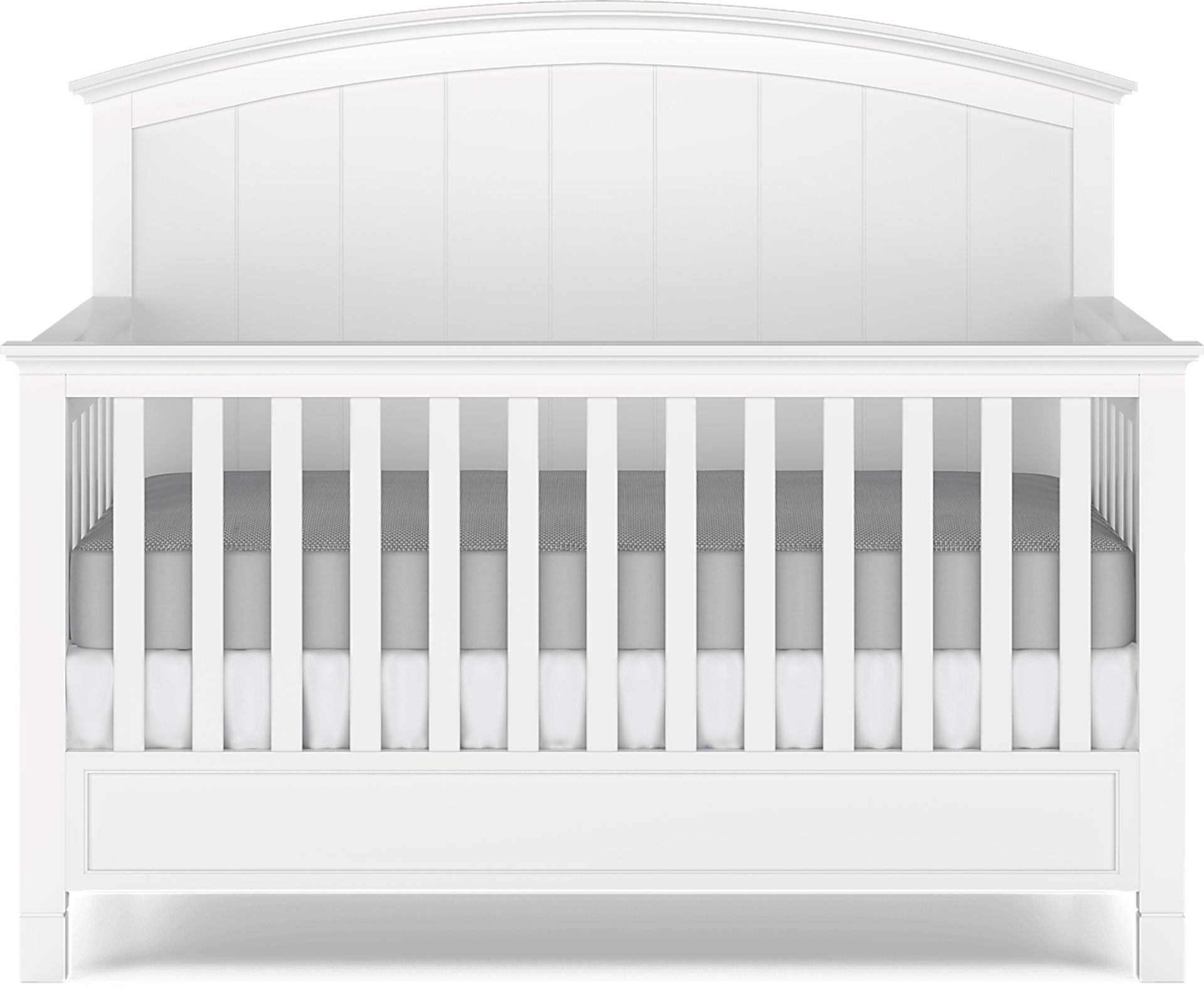 Kids Cottage Colors White Nursery with Toddler Rail - Image 5