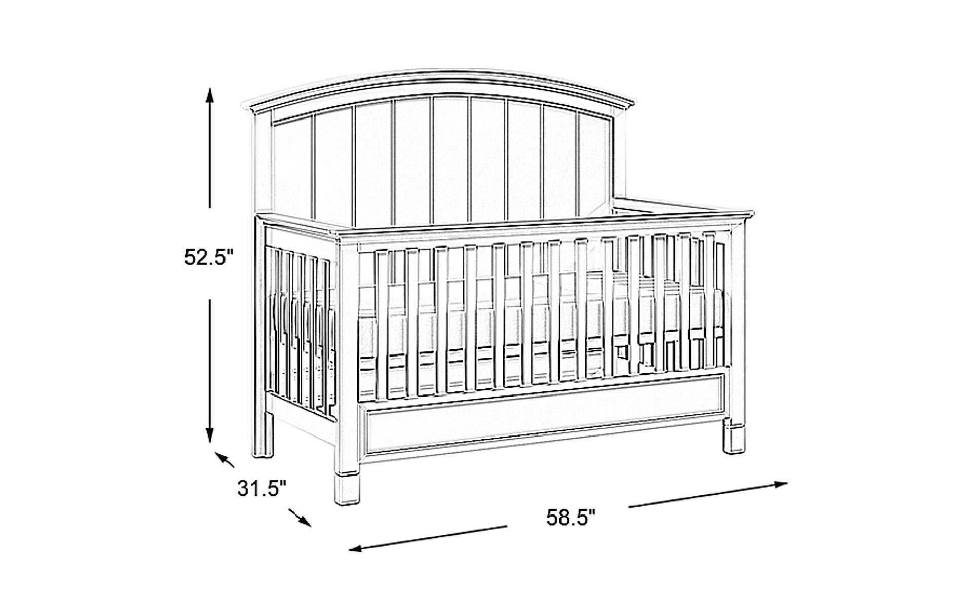 Cottage cove crib hotsell