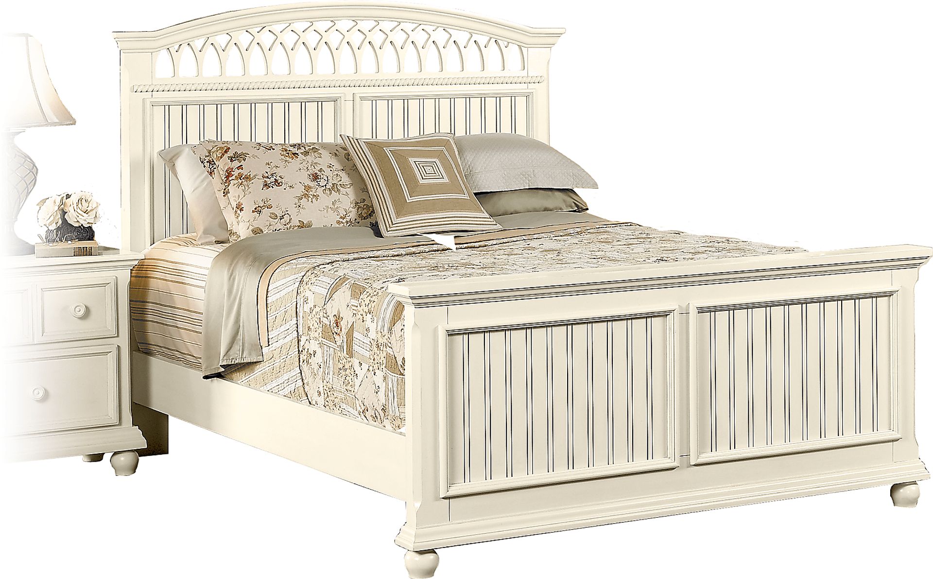 Cottage Cove Panel 3 Pc King Bed - Image 1