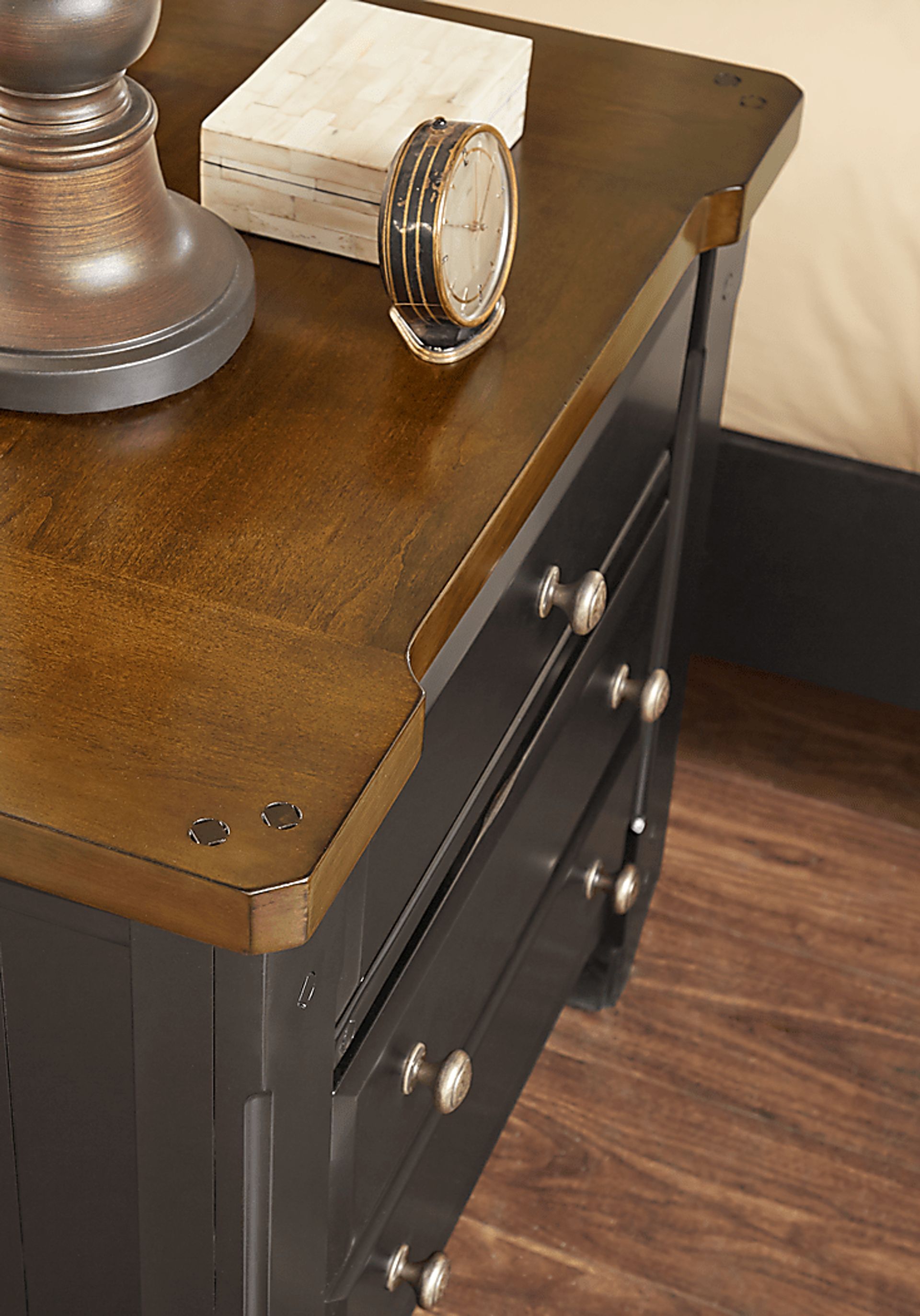 Cottage Town Black Nightstand - Image 2