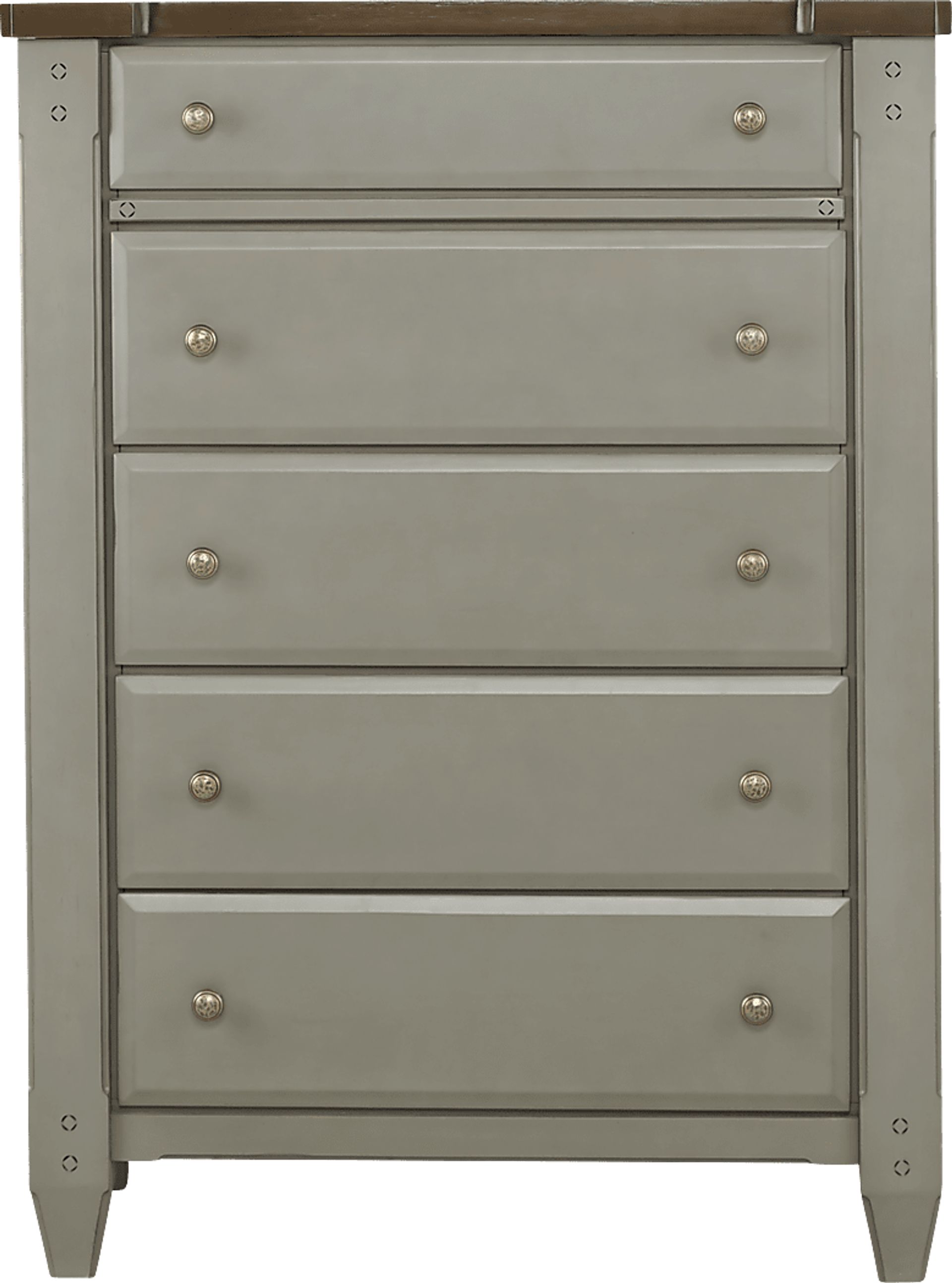Cottage Town Gray Chest - Image 1