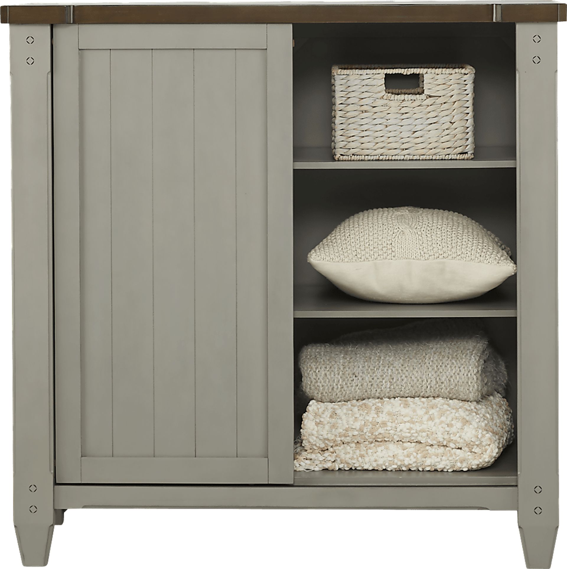 Cottage Town Gray Gentleman's Chest - Image 2