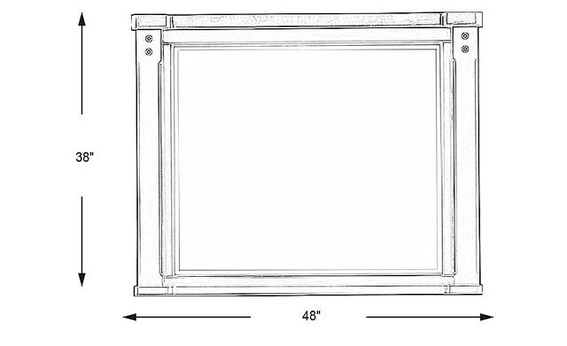 Dimension Image. Please refer to the Dimension Tab on this page for dimension details.