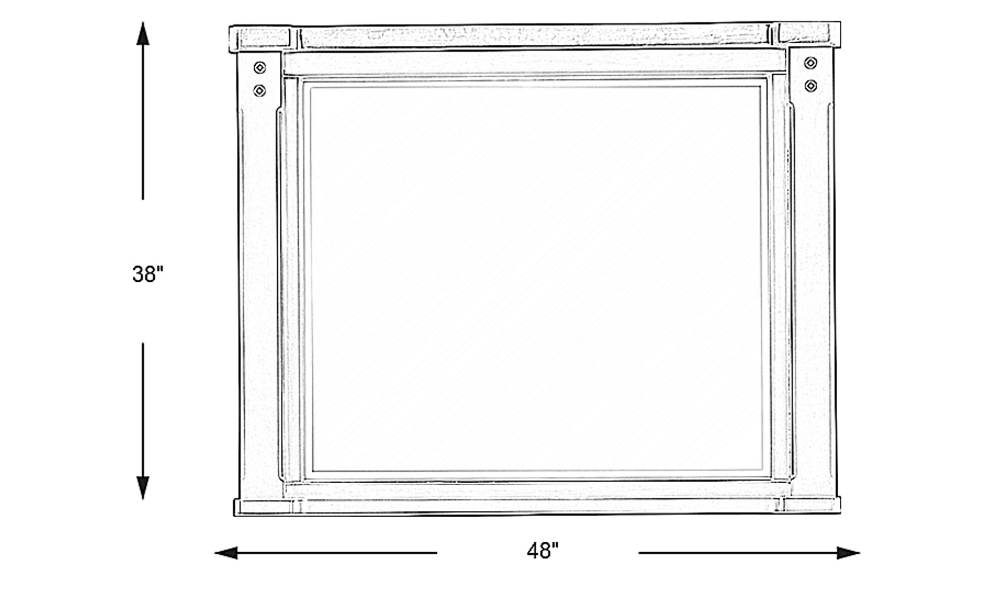 Dimension Image. Please refer to the Dimension Tab on this page for dimension details.