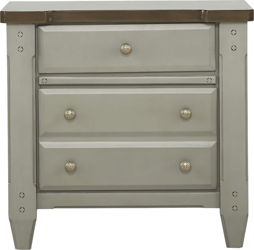 Cottage Town Gray Nightstand Rooms To Go