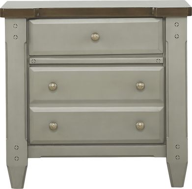 Cottage Town Gray Nightstand