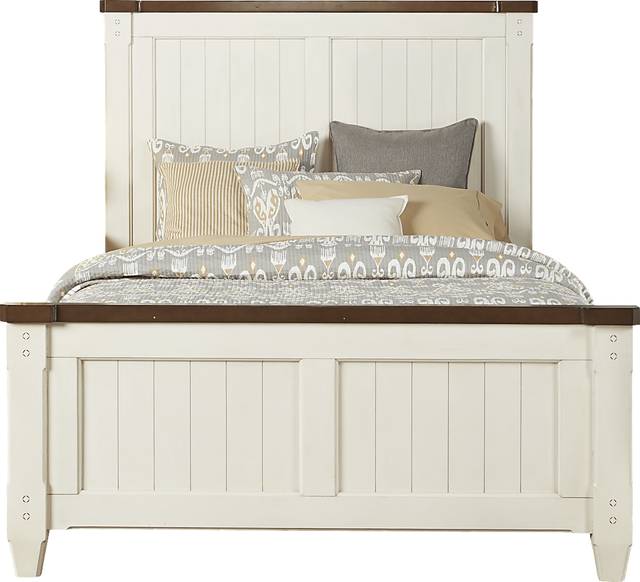 Cottage Town White 7 Pc King Panel Bedroom - Thumbnail - Image 2