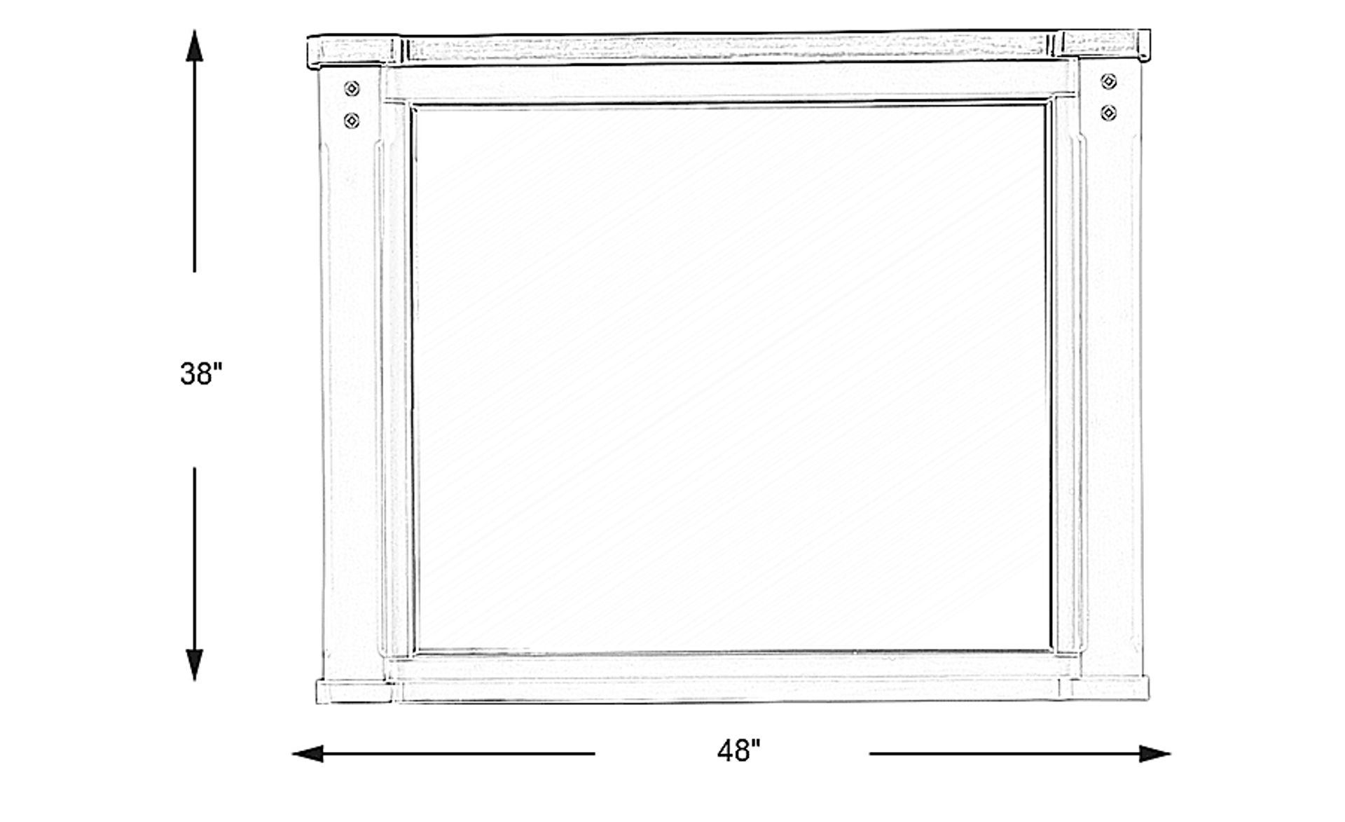 Dimension Image. Please refer to the Dimension Tab on this page for dimension details.