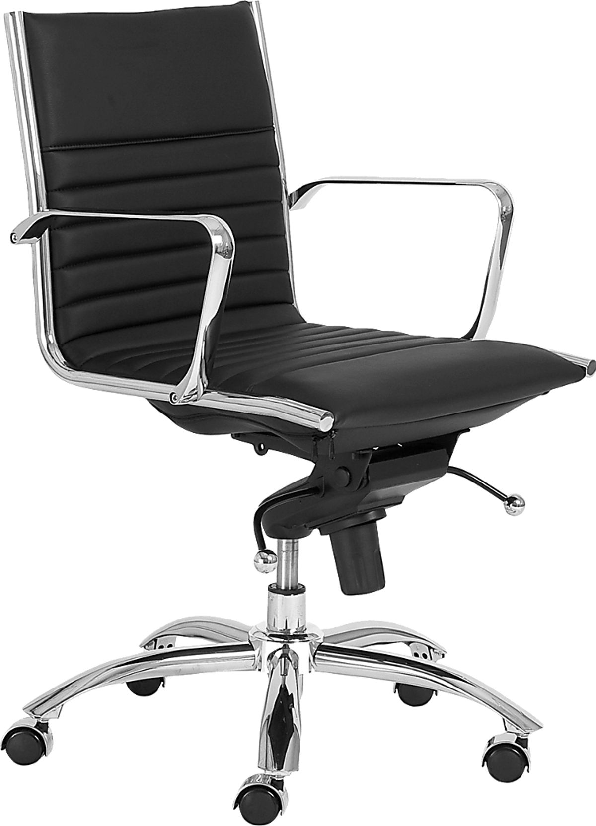 Cottesmore II Black Polypropylene Fabric Desk Chair Rooms to Go