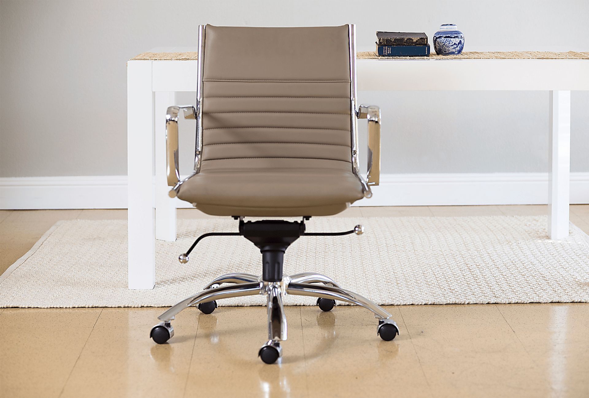 Cottesmore II Taupe Office Chair - Image 3
