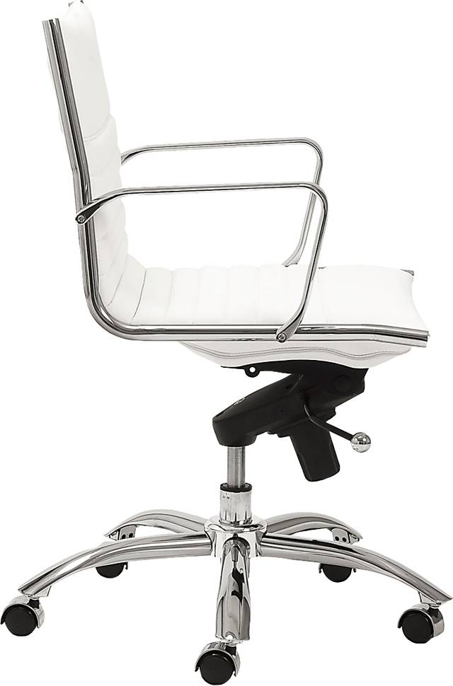 Cottesmore II White Office Chair - Thumbnail - Image 3