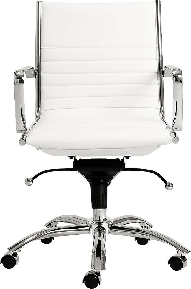 Cottesmore II White Office Chair - Thumbnail - Image 4