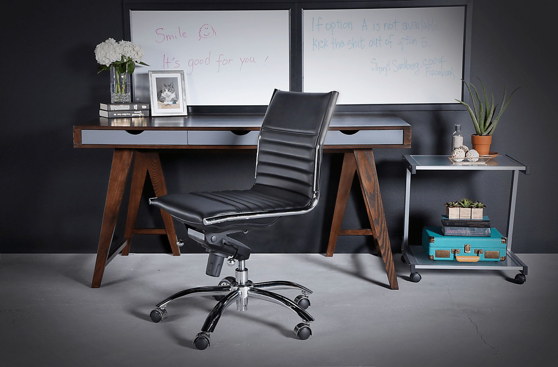 Cottesmore III Black Office Chair - Image 2