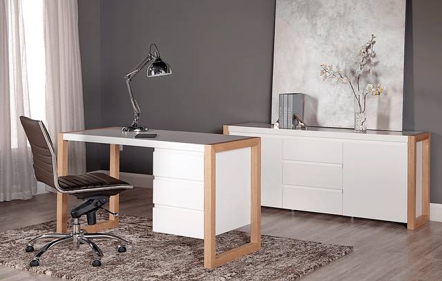 Cottesmore III Brown Office Chair - Thumbnail - Image 2