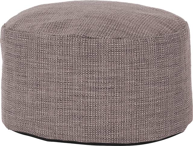 Cottner Gray Pouf - Thumbnail - Image 1