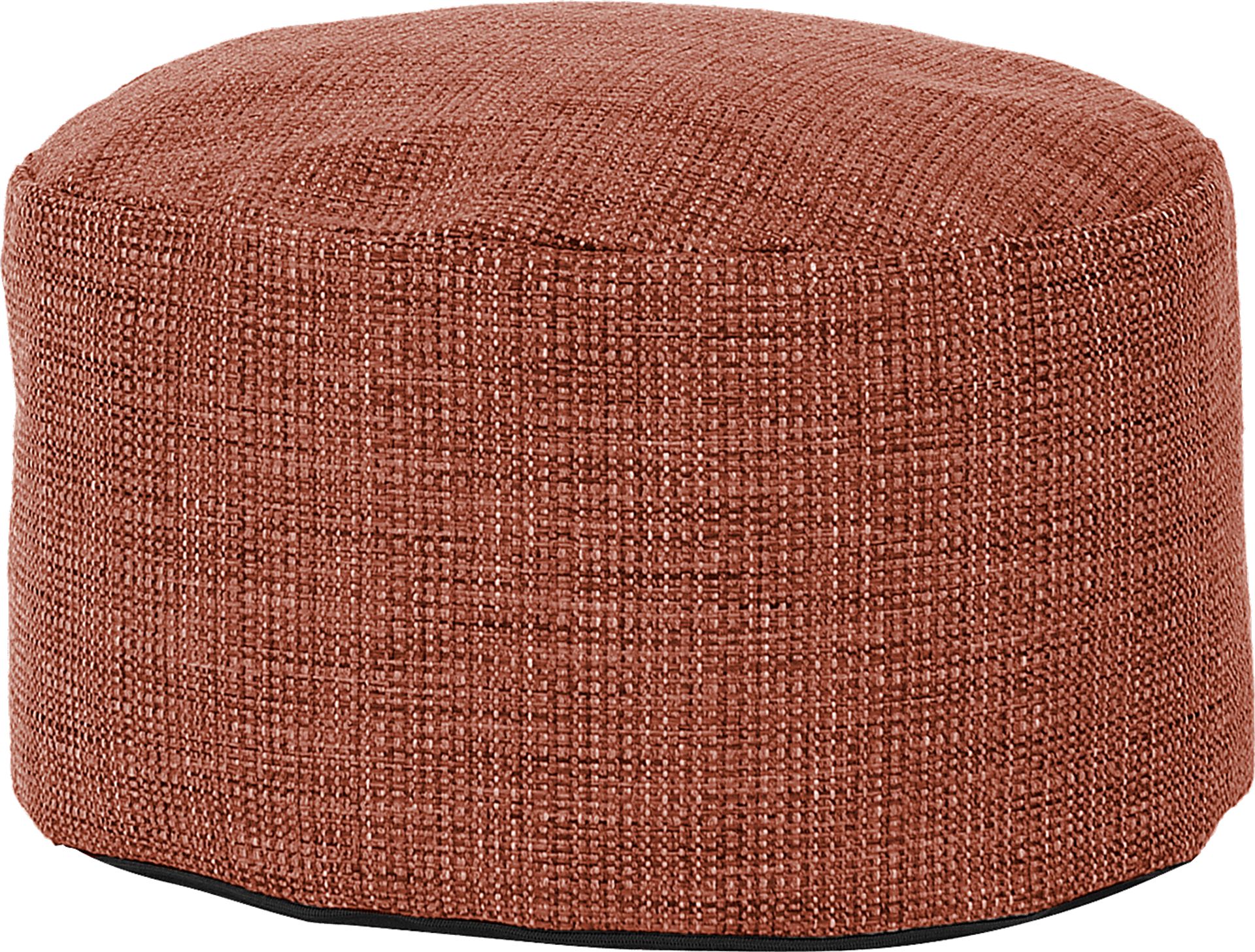 Cottner Red Pouf - Image 1
