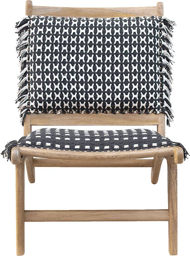 Cottoneaster Black Accent Chair - Thumbnail - Image 4
