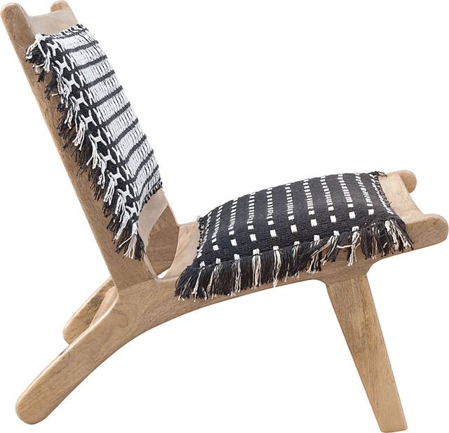 Cottoneaster Black Accent Chair - Thumbnail - Image 6