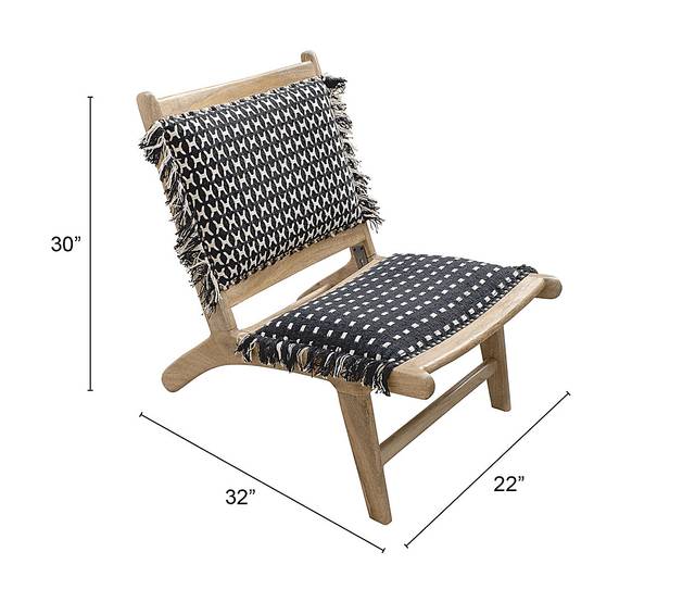 Cottoneaster Black Accent Chair - Thumbnail - Image 10