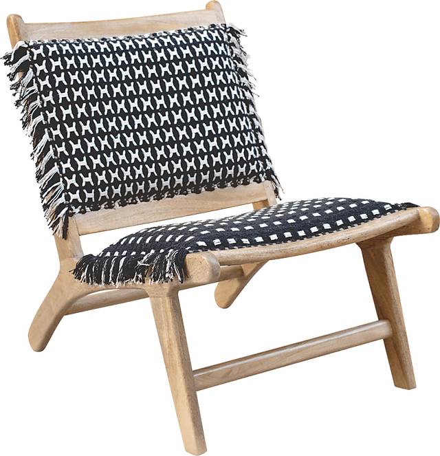 Cottoneaster Black Accent Chair - Thumbnail - Image 1