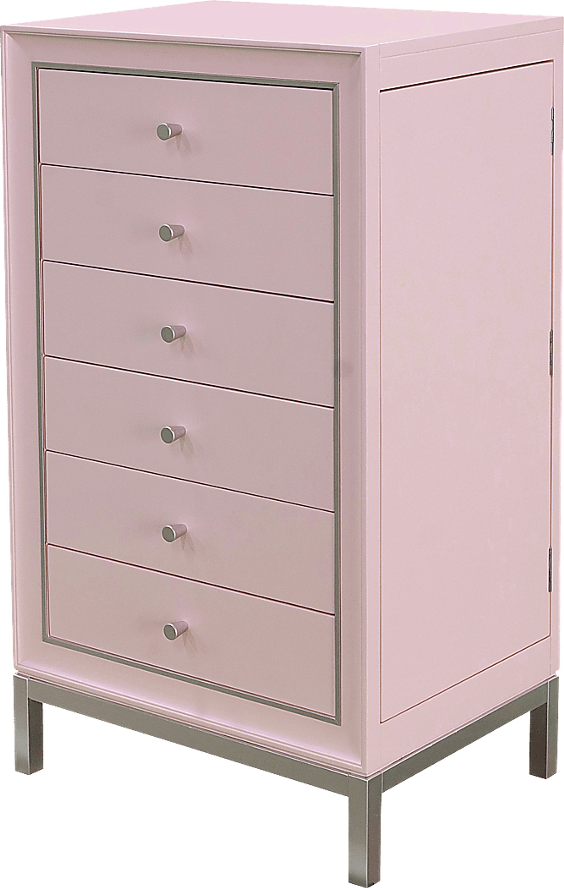 Cottonester Pink Jewelry Armoire - Image 3