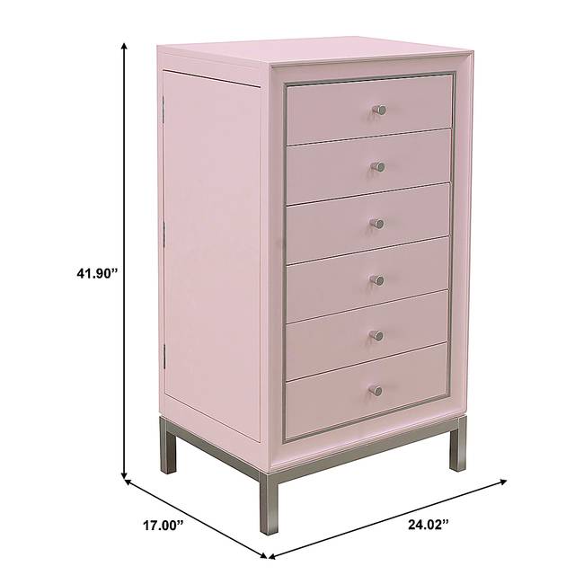 Cottonester Pink Jewelry Armoire - Thumbnail - Image 9