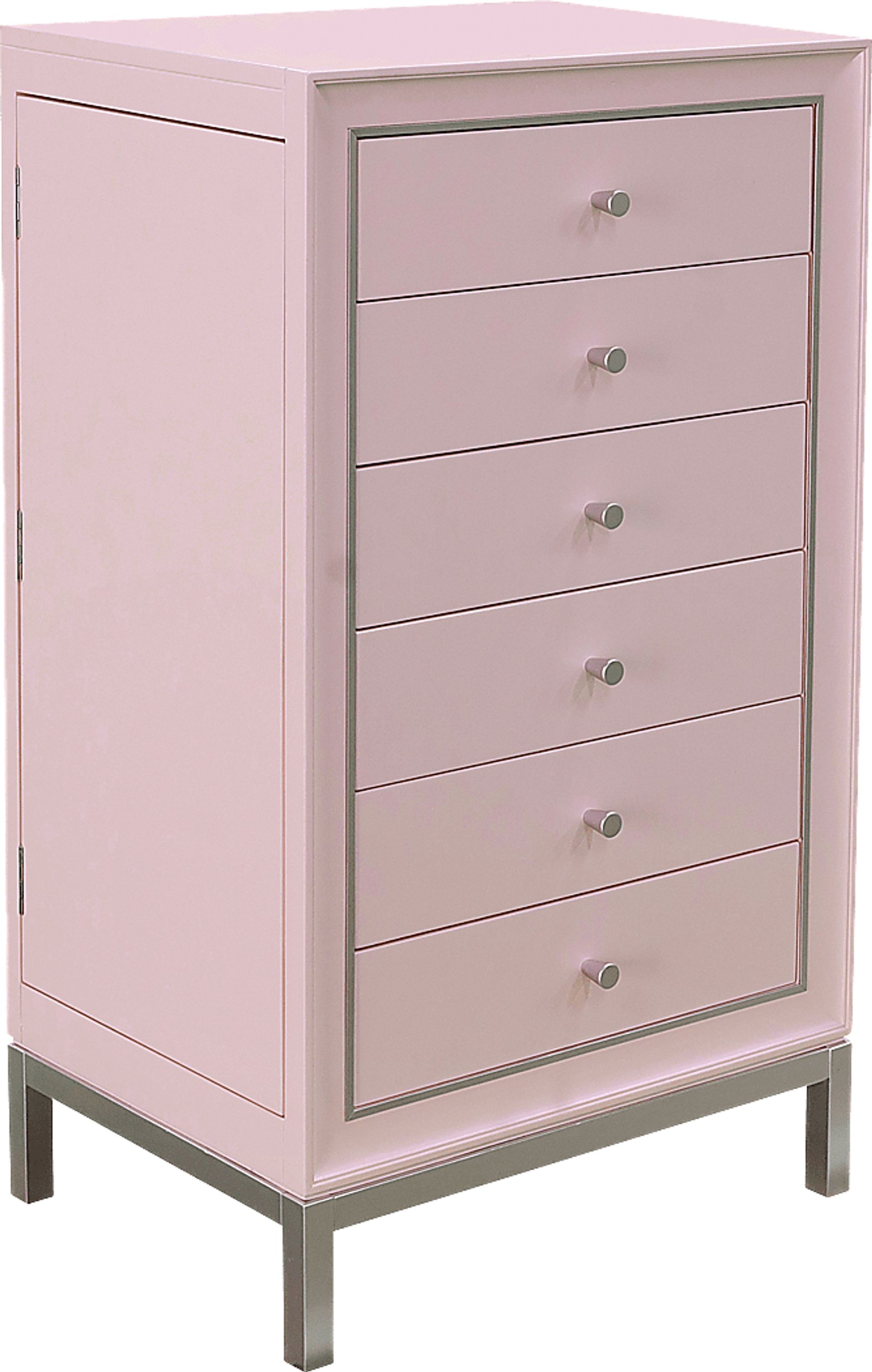 Cottonester Pink Jewelry Armoire - Image 1