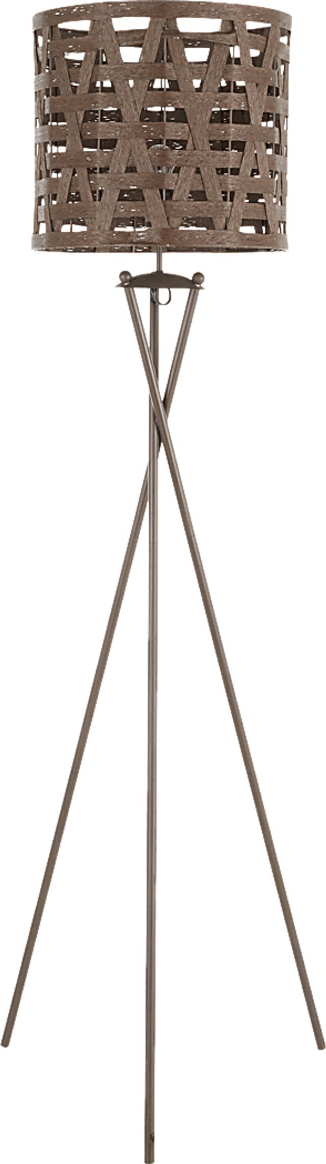 Cottsford Brown Floor Lamp - Thumbnail - Image 3