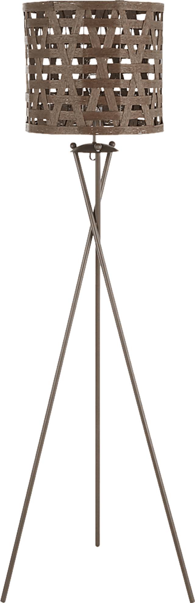Cottsford Brown Floor Lamp - Thumbnail - Image 5