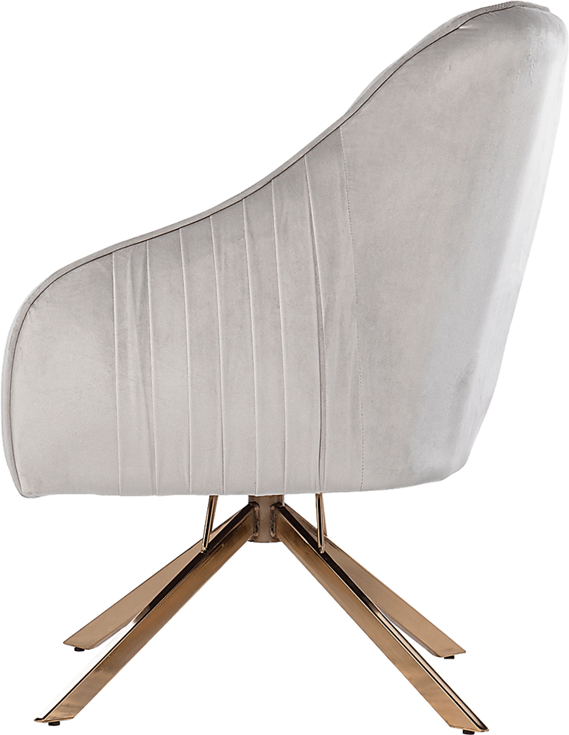 Cotydon Silver Swivel Accent Chair - Image 3