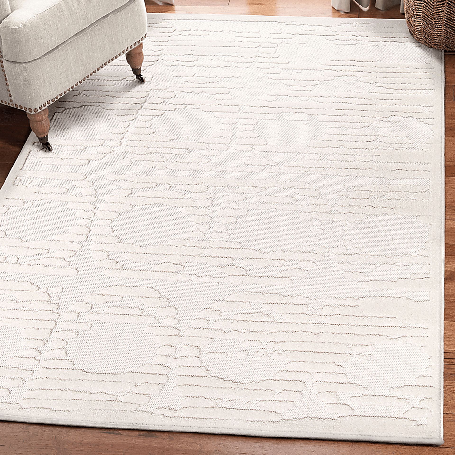 Counce White 5'3 x 7'6 Rug - Image 9