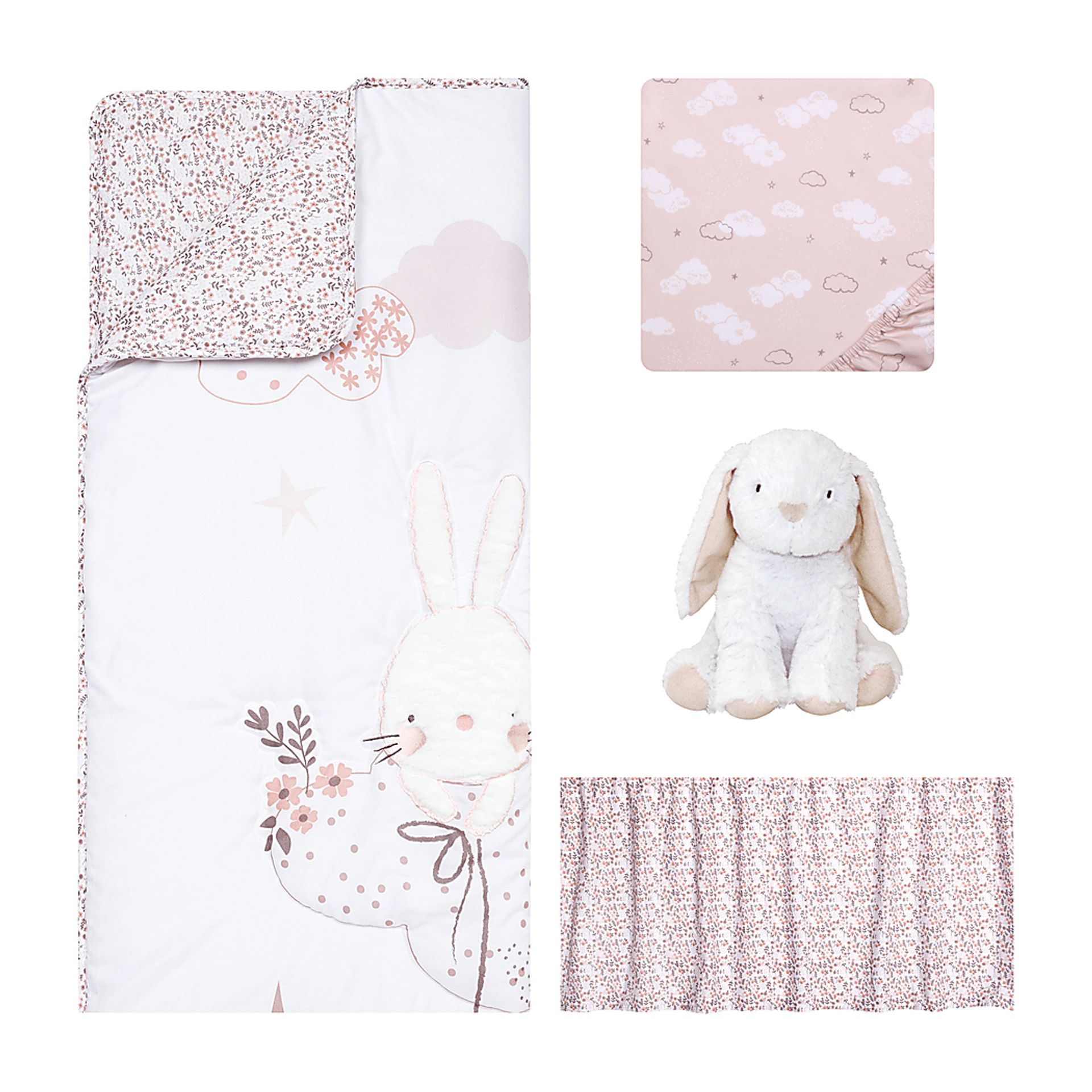 Counting Stars White 4 Pc Baby Bedding Set - Image 2