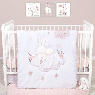 Counting Stars White 4 Pc Baby Bedding Set