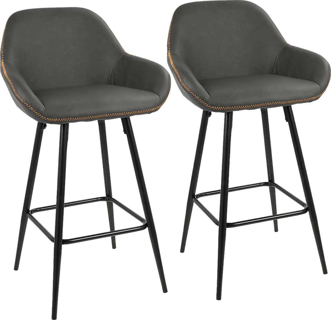 Country Club Gray Counter Height Stool (Set of 2) Rooms To Go
