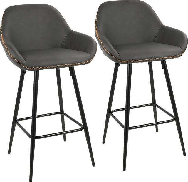 Country Club Gray Counter Height Stool (Set of 2) - Thumbnail - Image 1