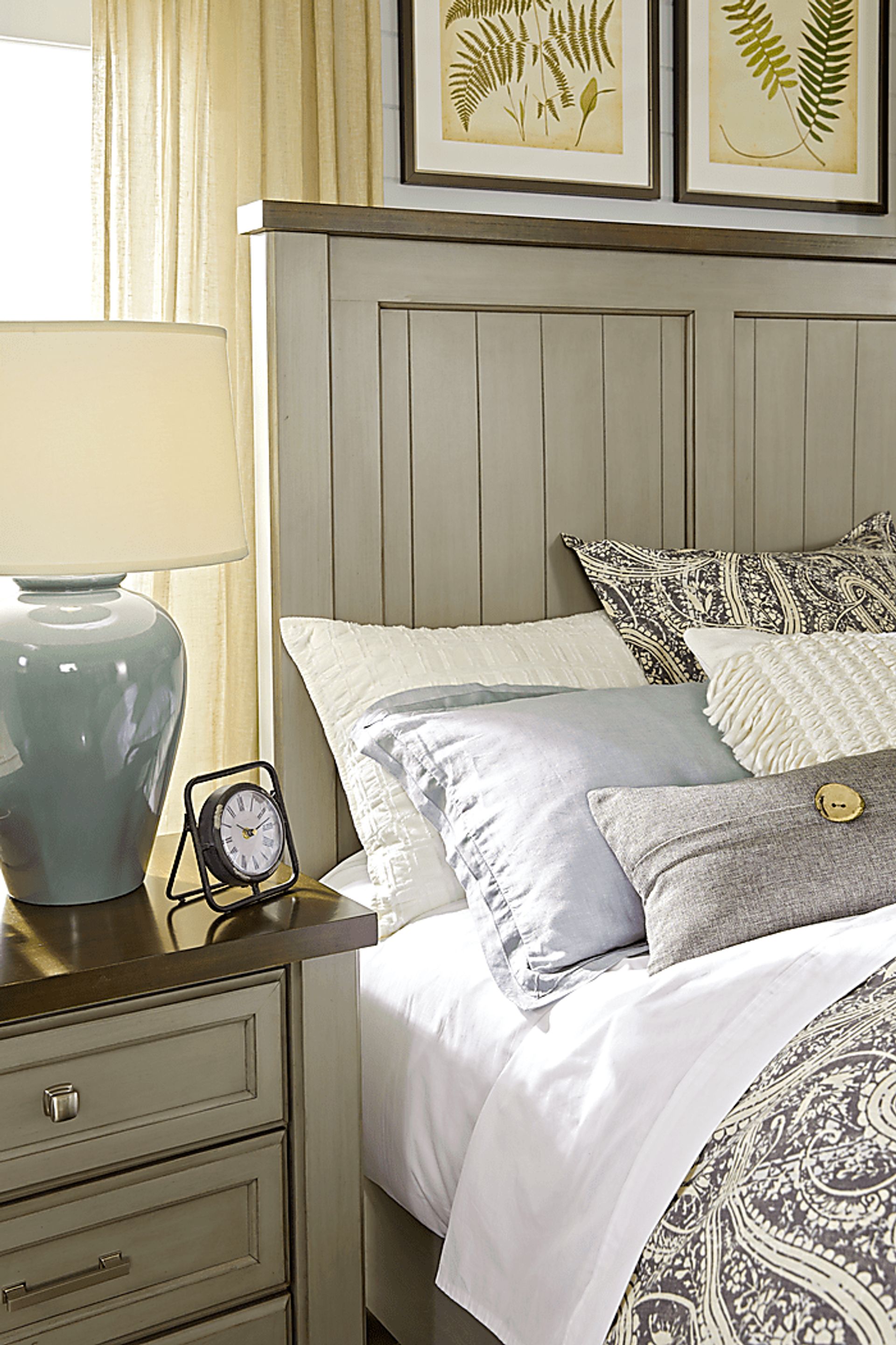 Country Grove Gray 7 Pc King Panel Bedroom - Image 3