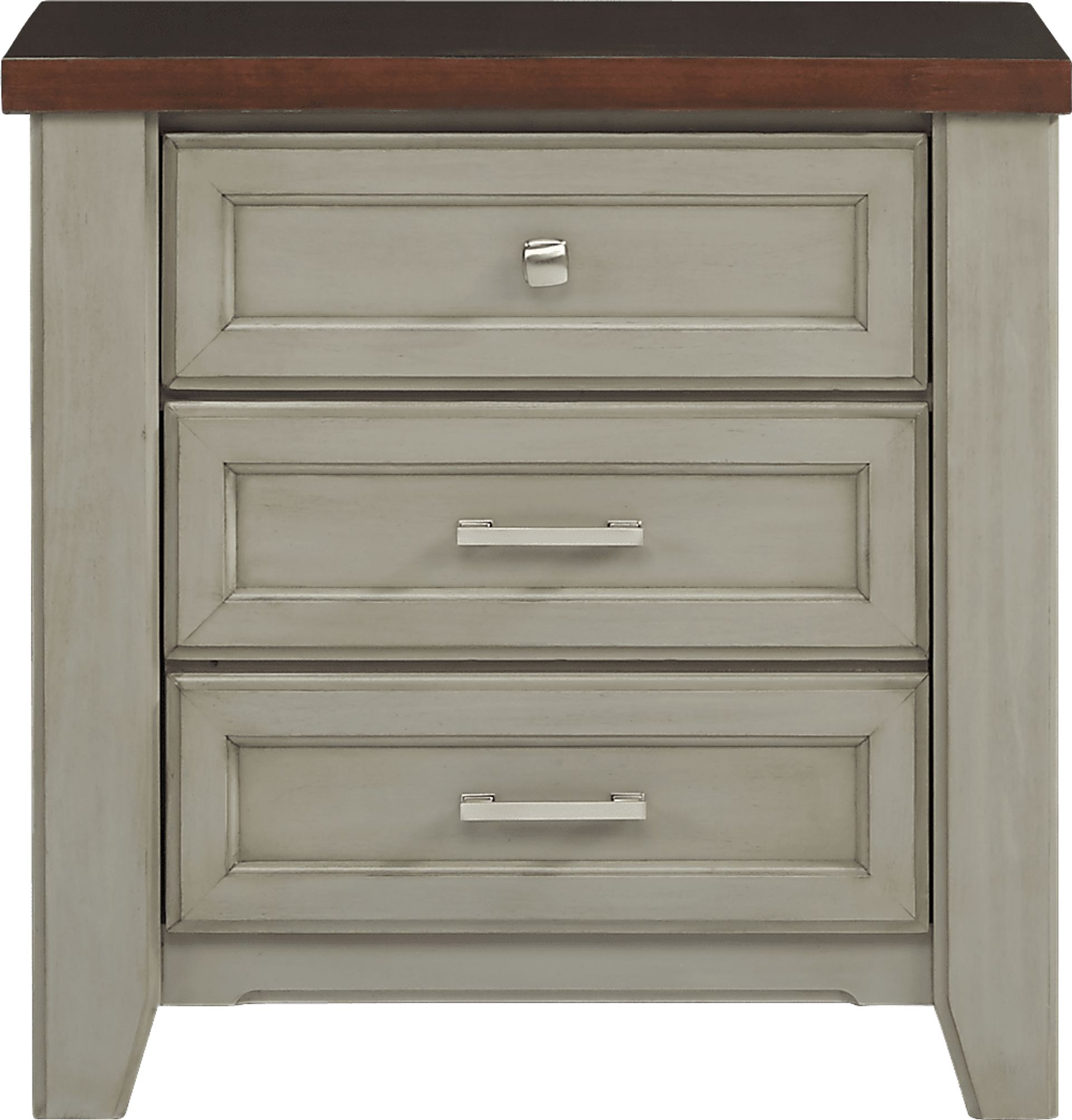 Country Grove Gray 7 Pc King Panel Bedroom - Image 7