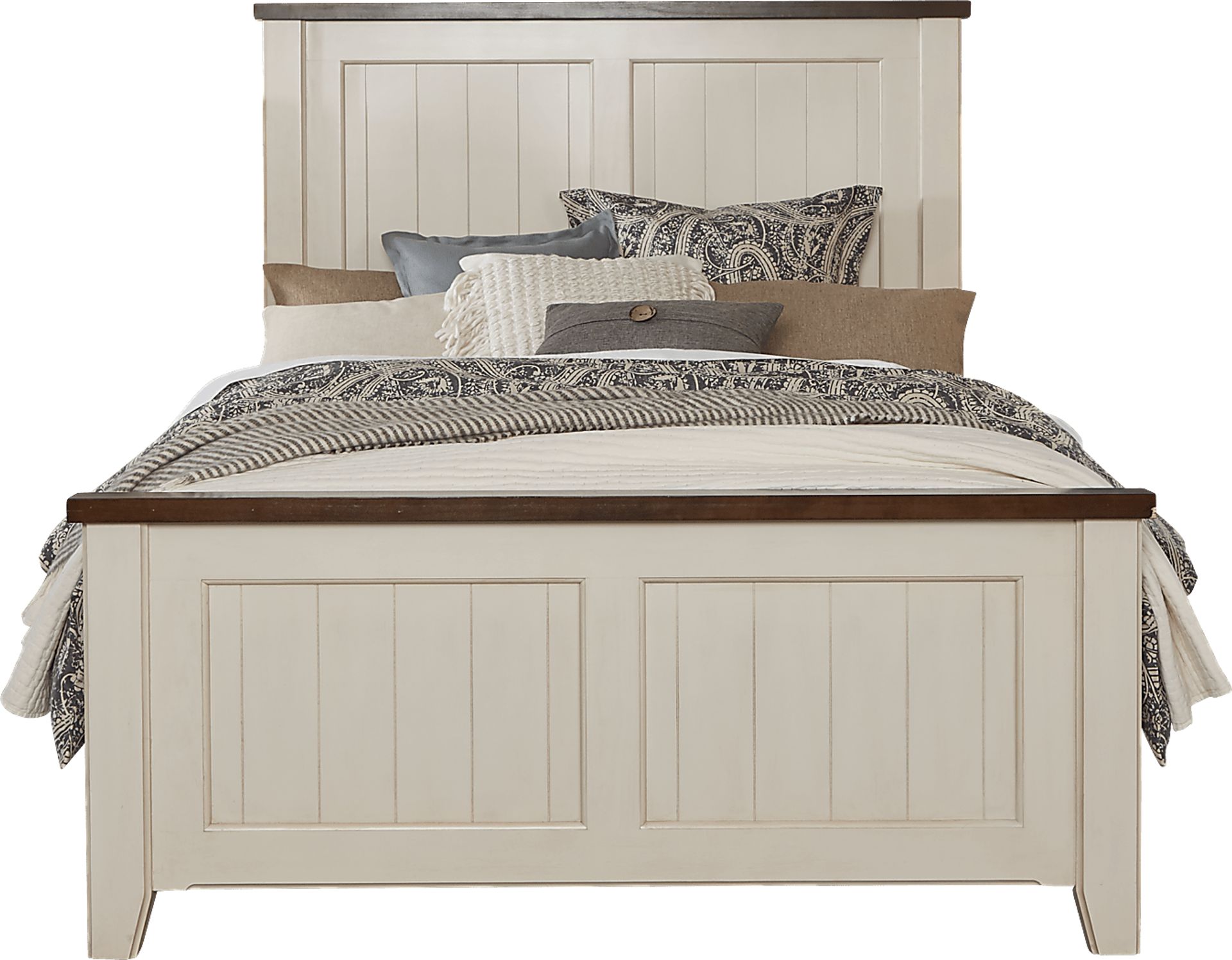 Country Grove White 3 Pc Queen Panel Bed - Image 1