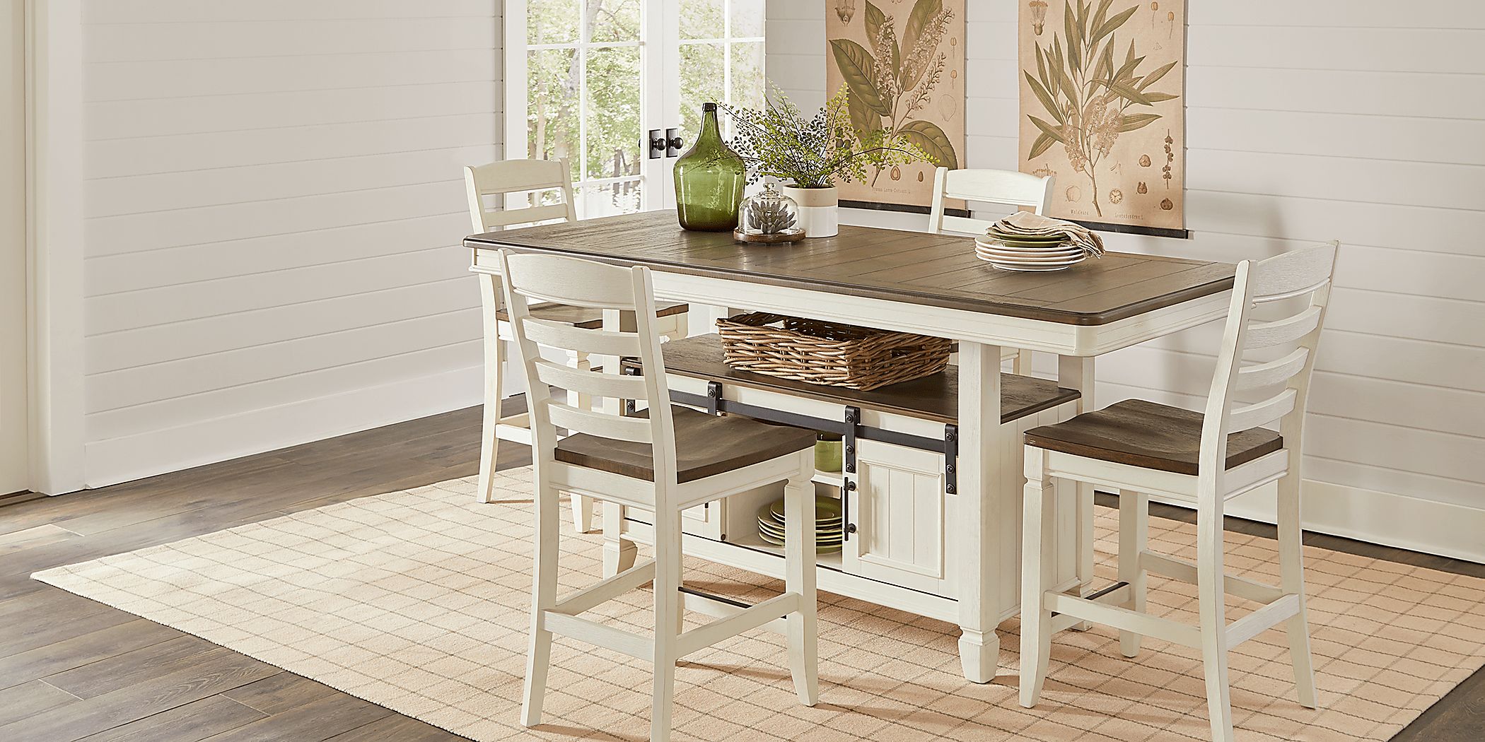 11 piece counter on sale height dining set