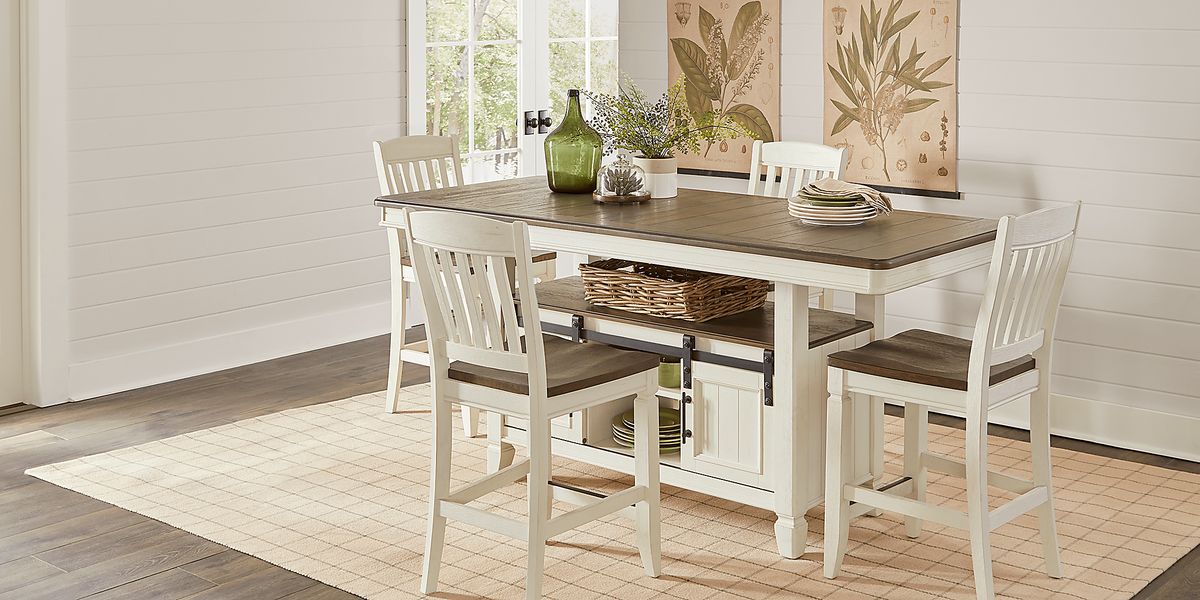 Country Lane 5 Pc White Colors,White Dining Room Set Rooms To Go