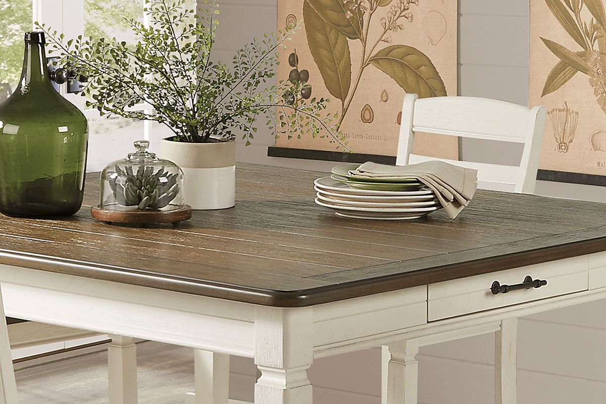 Country Lane White Colors,White Counter Height Dining Table