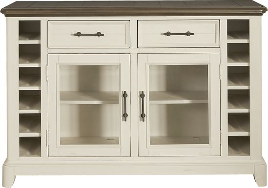Country Lane Antique White Server