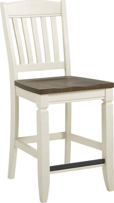 slat back counter height stool